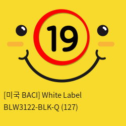 [미국 BACI] White Label BLW3122-BLK-Q (127)