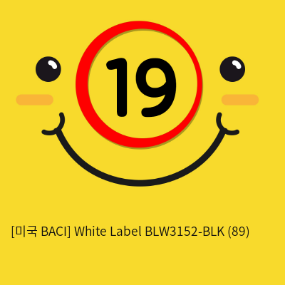 [미국 BACI] White Label BLW3152-BLK (89)